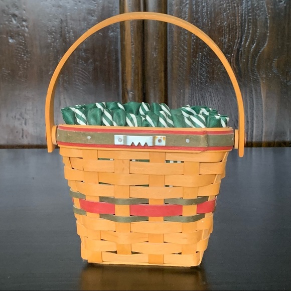 1998 Longaberger Hand Woven Swing Handle Wall Basket - Picture 10 of 16